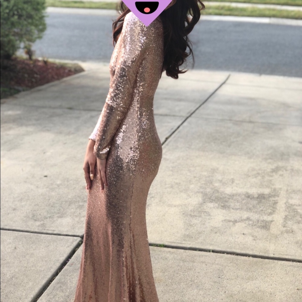 Formal Rose Gold Dress
